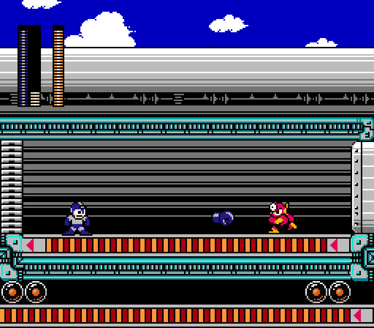 Mega Man Maker Train Fight