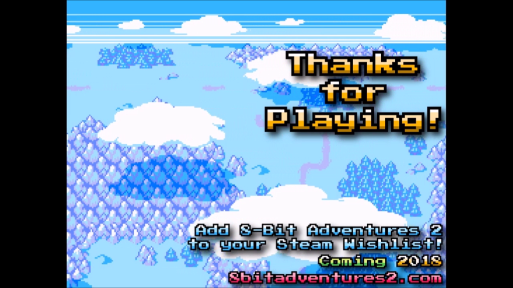 8-Bit Adventures 2 Demo Ending
