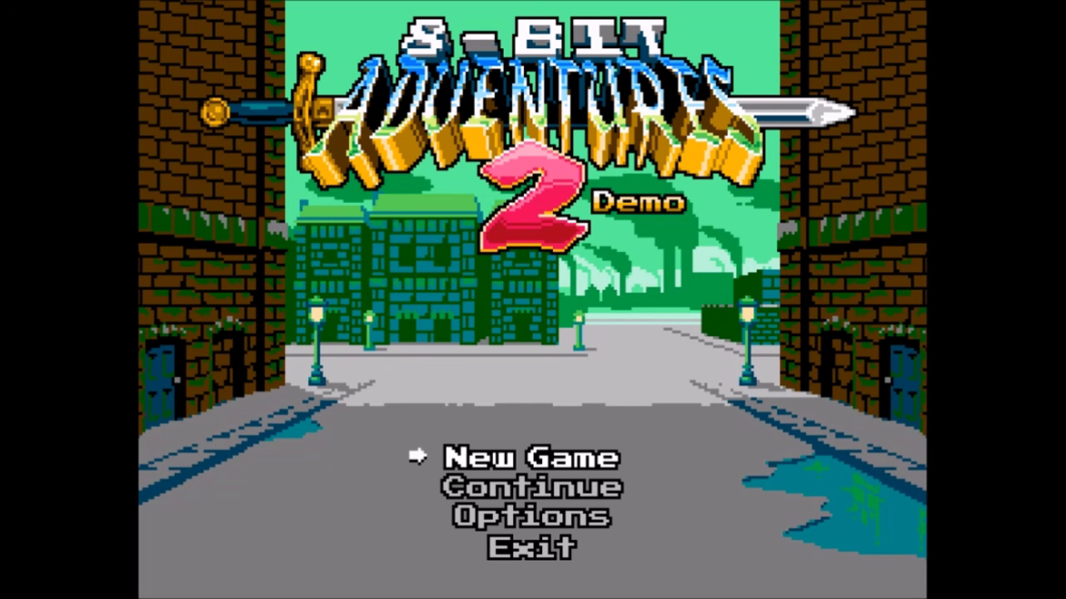 8-Bit Adventures 2 Demo Title